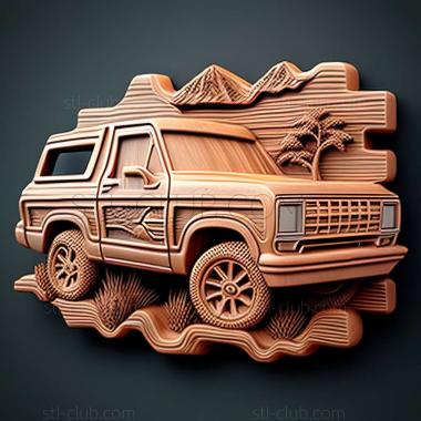 3D model Ford Bronco II (STL)